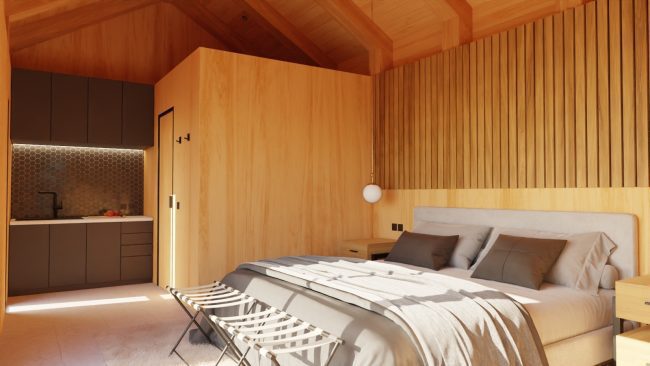 Interior Wood Wall Option